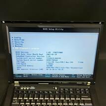 BBd060R 80 電源点灯◯ 15.4インチ lenovo IBM ThinkPad R61 Centrino Core2 Duo メモリ1GB HDD80GB Windows XP世代 ジャンク_画像3