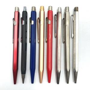 BBm095A 廃番 CARAN d’ACHE カランダッシュ ペン8点まとめ 製図用 FIXPENCIL METAL 849等 ブリュットロゼ/メタルレッド/ブラック/シルバー