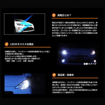 LEDバックランプ T15/T16兼用 DC12V 5000ルーメン 6000K ホワイト 無極性 2本セット 1年保証_画像7