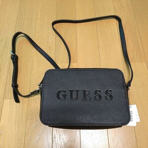 新品未使用 ゲス GUESS ショルダーバッグ ブラック 合成皮革レザー