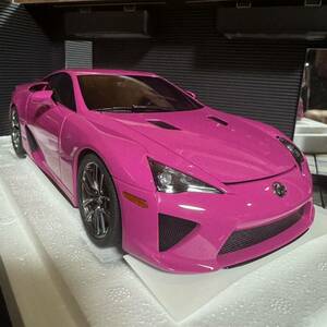 未展示品 オートアート 1/18 レクサス LFA PASSIONATE PINK