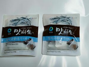 韓国調味料『清浄園』味鮮生いわしダシ ティーバッグ 80g（10g×８袋）