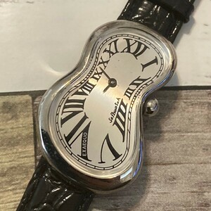 ◆稼働品◆良品◆希少◆ Softwatch ソフトウォッチ 記憶の固執 柔らかい時計 溶ける時計 Salvador Dali サルバドール ダリ 腕時計 クォーツ