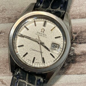 ◆稼働品◆美品◆ OMEGA オメガ SEAMASTER シーマスター シルバー 文字盤 自動巻 レディース腕時計 