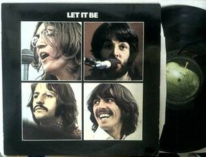 The Beatles - Let It Be Apple PCS 7096 UK オリジナル LP レコード ダークアップル