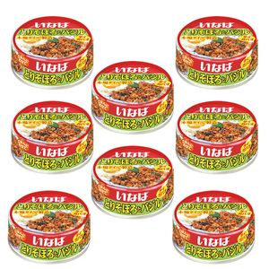 ■いなば　とりそぼろとバジル(75g)【タイガパオ】　8缶■