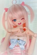 【へみ】DDH-06番カスタムヘッド+アイ2種+ウィッグ+おまけ衣装_画像2