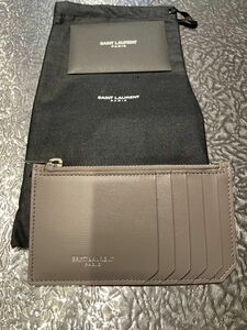 SAINT LAURENT イブサンローラン カードケース コインケース 小銭入れ 薄型 スリム パスケース