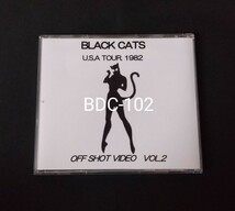 BLACK CATS U.S.A.1982 OFF SHOT VIDEO VOL.2　ブラックキャッツ クリームソーダ CREAM SODA_画像3