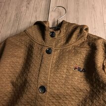 100円スタート○ Fila フィラ　パーカージャケット　ジャンパー　ゆったり　体型カバー　LL_画像2