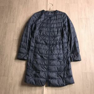 100円スタート○ UNIQLO ユニクロ　ultra light down ウルトラライトダウン　ノーカラー コート　ダウンジャケット