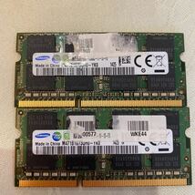 SAMSUNG DDR3L 1600 2Rx8 PC3L 12800S 8GBX2枚セット(16GB)⑤_画像1