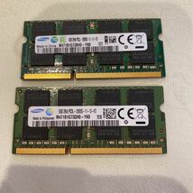 SAMSUNG DDR3L 1600 2Rx8 PC3L 12800S 8GBX2枚セット(16GB)②_画像1