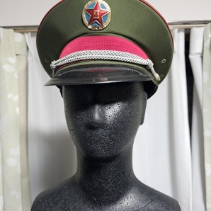 中国人民解放軍85/87式幹部制帽・サイズ59.5cmの画像1