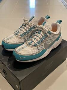 NIKE AIR SPRDN WHITE/SILVER-TURBO GREEN US9 ナイキ エアズーム スピルドン 27cm