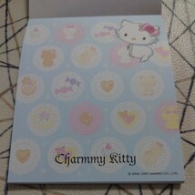 激レア★チャーミーキティ【新品】メモパッド スイーツ 2007年 CharmmyKitty メモ帳 MEMO めも サンリオ SANRIO ハローキティ はろうきてぃ_画像3