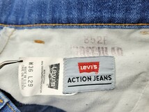 美品 93年 USA製 levi's ACTIONJEANS 40541-4615 ストレッチジーンズ w36 90年代 90s アメリカ製 アクションジーンズ ビンテージジーンズ_画像7