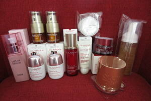 【未使用品】SK-II/CLARINS/クラランス/HABA/コスメ11点セット/LXP/アルティメイトパーフェクティングクリーム/ブライトプラス/セラム等