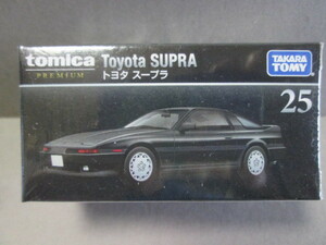トミカプレミアム 25 トヨタ スープラ (A70) ブラック 1/62 Toyota SUPRA 2022年6月新製品