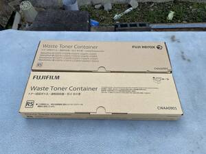 【未使用品】FUJI XEROX フジゼロックス 富士フィルム CWAA0901 純正トナー回収ボトル 2本セット