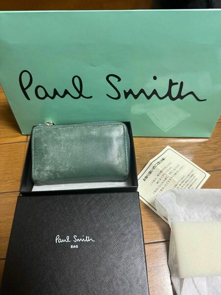 Paul Smith ポールスミス フェイスグループ キーケース 小銭入れ付き　定期入れ　財布