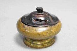【英】A322 鎌倉 銅六器香炉 日本美術 香道具 銅製 銅器 香爐 骨董品 美術品 古美術 時代品 古玩