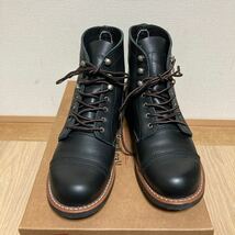 【極美品】REDWING 3366 Iron Ranger レッドウィング アイアンレンジャー レディースブーツ ブラックバウンダリー US7.5B 24.5cm_画像1