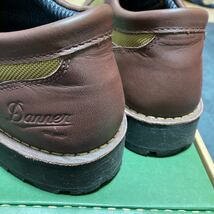 【美品】Danner ダナー D121008 フィールドロー GORE-TEX ゴアテックス レザー ローカットスニーカー ダークブラウン US10 28cm_画像3