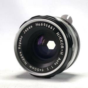 Nikon NIKKOR-H Auto 50mm F2 ニコン 並品 24B ヱOA4e