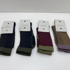 下松)Isadore イザドア サイクルソックス Signature Socks 4点セット 35-39 Sサイズ 22.5-24.5 ◆★B240219R10B MB19Aの画像1