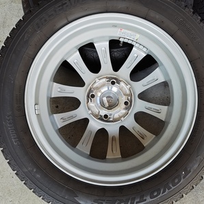 山口)【送料別途】Weds Joker 15インチ 4.5J+45 4H/100 TOYO スタッドレス 21年製 165/65R15 中古 4本 ▲C240213N01 MB13Cの画像5