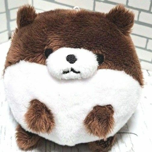 新品未使用　タグ付き　★まんまる★　カワウソ　プレゼントにも♪　カワウソぬいぐるみ