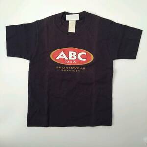 SMALL 2-4 ABC DESIGN Tシャツ ブラック キッズ 長袖 リユース ultramto ts1793