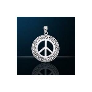 NEBULA: Celtic Peace Mark pendant