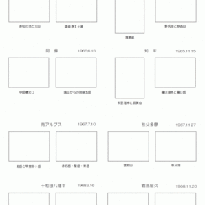 P2 使用済切手整理用 リーフ（台紙）「第２次国立公園 1962-74」 ３Ｐの画像5