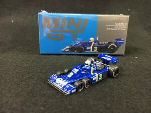 ■新品未開封■TSM ミニGT 1/64 ティレル P34 1976 F1 スウェーデンGP ウィナー #3 J.シェクター