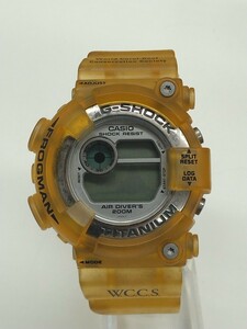 1円～/CASIO/カシオ/G-SHOCK/FROGMAN/DW-8201WC/W.C.C.S./デジタル/スケルトン/チタン/クォーツ/メンズ腕時計/ジャンク/み