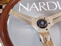 NARDI　ナルディ Rally(wood)　N770　ウッド＆ポリッシュスポーク ３5０mm ディープコーンタイプ　送料無料_画像6