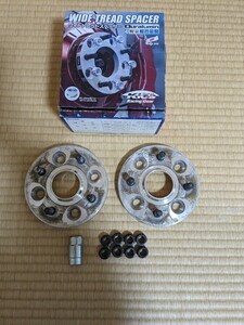 [送料込] 協永産業 KYO-EI Kics ワイドトレッドスペーサー 4H PCD100 M12xP1.25 15mm 4015W3 ハブリング W1554 セット