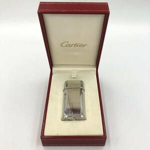 2.6KI-E1144★Cartier ガスライター★カルティエ lighter シルバーカラー ブランド 喫煙具DG5/EA0