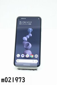 白ロム au SIMロック解除済 Google Pixel 5 128GB Android14 Sorta Sage Pixel 5 初期化済 【m021973】