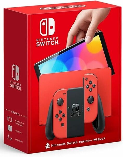 新品未開封 Nintendo Switch 有機ELモデル Joy-Con(L)/(R) マリオレッド 本体 スイッチ 任天堂