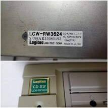 ●Logitec SCSI CD-R/RW UNIT LCW-RW3624 外付け CDドライブ 再生確認 RW7060S●送料無料_画像9