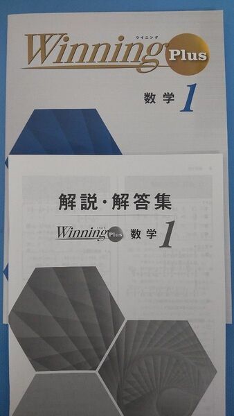 ウイニングプラス 数学1 解答書付き