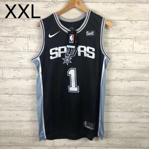 新品　NBA ビクターウェンバンヤマ　ジャージ　　ユニフォーム　XXLスパーズ　バスケットボール　練習着