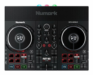 即決◆新品◆送料無料Numark Party Mix Live / LEDパーティライト搭載 スピーカー内蔵 DJコントローラー