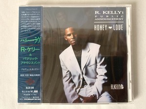 未使用 見本品 R・ケリー & パブリック・アナウンスメント R.KELLY PUBLIC ANNOUNCEMENT ハニー・ラヴ HONEY LOVE プロモ盤