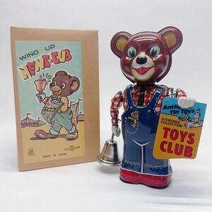 【A2】 完全復刻版 TOYS CLUB NEWS BEAR ブリキ製 ニュースキャブ 北原照久