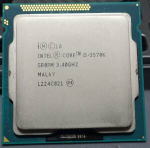 【動作確認済】Intel Core i5 3570K LGA1155 本体のみ