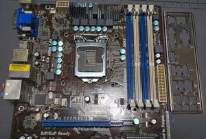 【動作確認済】ASRock H67DE LGA1155 IOパネル付属 BIOS最新化